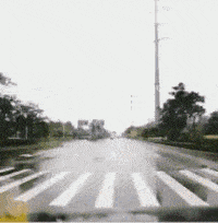 搞笑GIF:這是我在開車時,睡得最安穩的一次!