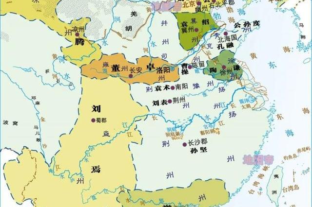 地图上的三国(一口气看完15幅地图)