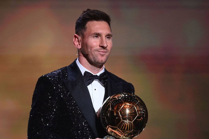 梅西荣膺2021年金球奖 生涯第7次获此殊荣