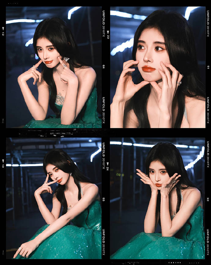 鞠婧祎舞台造型写真好美 秀蛮腰大长腿身材火辣