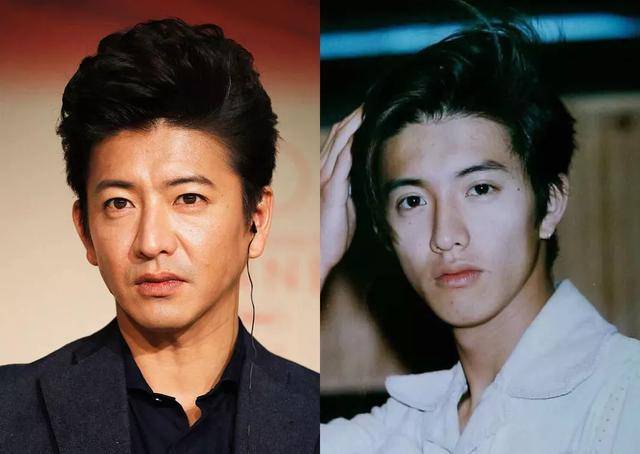 随着时间流逝,木村拓哉的衰老程度较为明显,他比元彬大5岁,但看着老