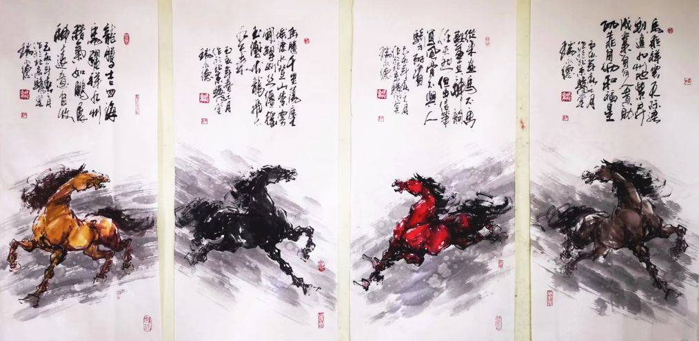 【书画名家】著名画家瑞永德作品赏析