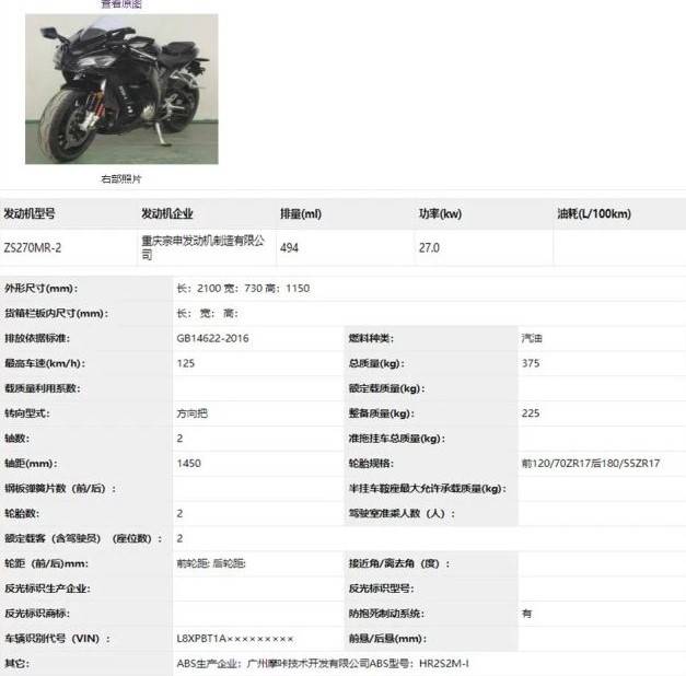 国产“ZX-10R”正式发布售价28800元刀风400地位不保_手机搜狐网