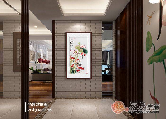 一进门看见什么画吉利花鸟画带给您高品位的享受