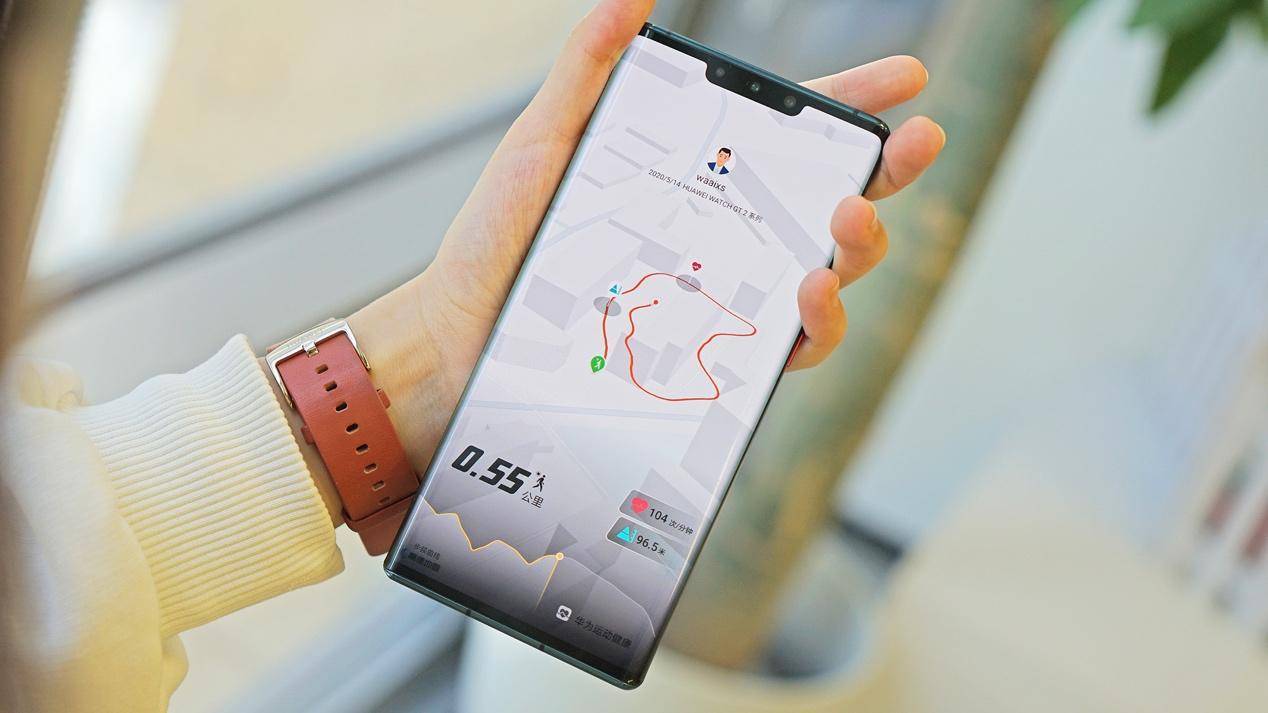 华为watch fit运动轨迹怎么看