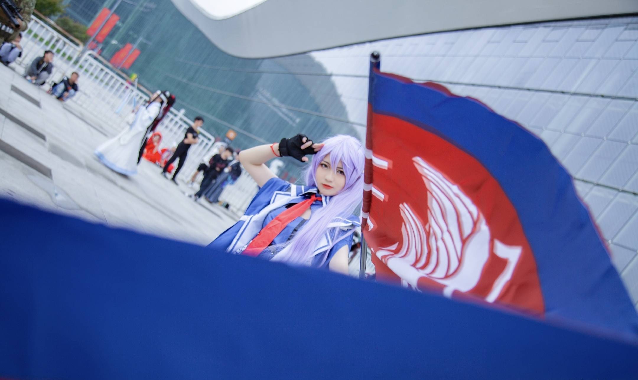 cosplay:《碧蓝航线》埃塞克斯@食机神要