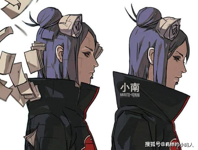 火影遇上酷炫武士风鬼鲛瘦成皮包骨小南秒变厌世女郎