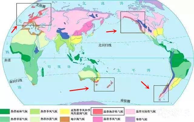 地球上最好的气候之一;冬无严寒,夏无酷暑的温带海洋性气候