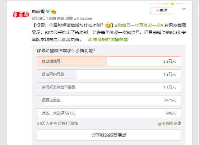 好消息,微信7.0.15新版本,终于可以修改微信号了!