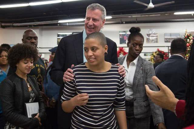 《纽约邮报》:纽约市长女儿在抗议活动中