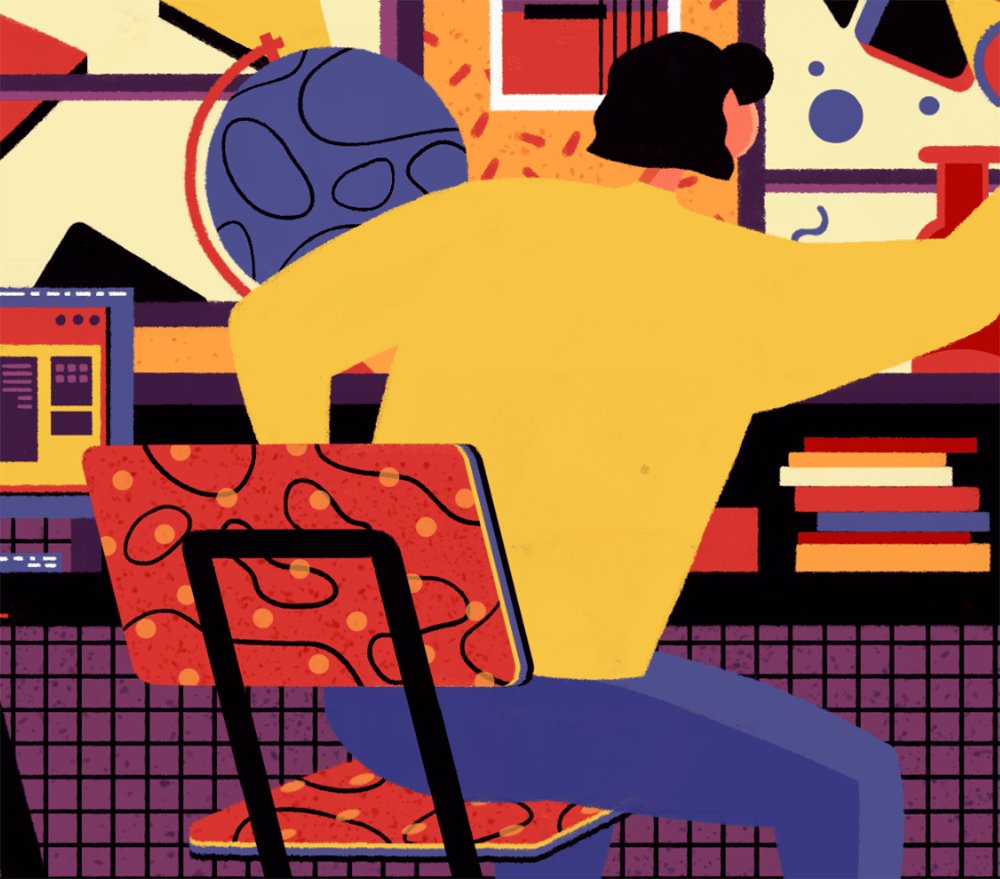 画面|这样学习平面插画就会变得很简单