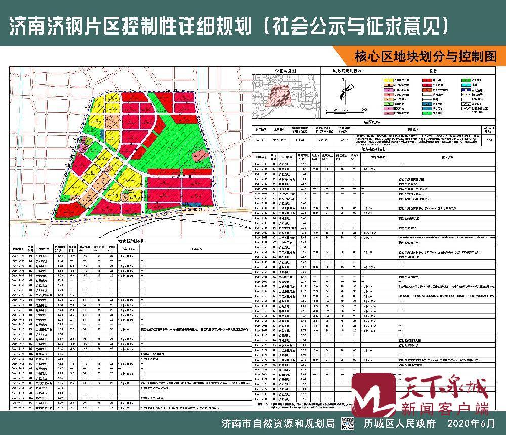 原创济钢片区最新规划出炉将建大型森林公园面积相当于两个泉城广场