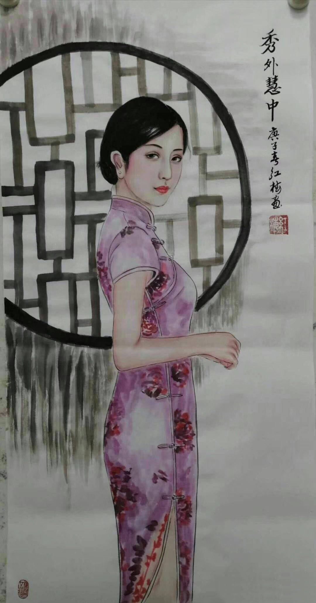 陈红梅仕女作品欣赏