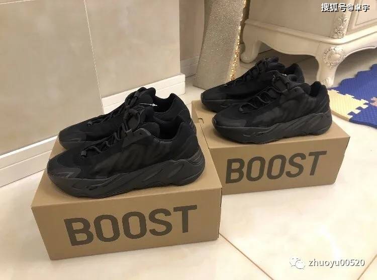 实物谍照黑武士yeezy700mnvn开箱测评