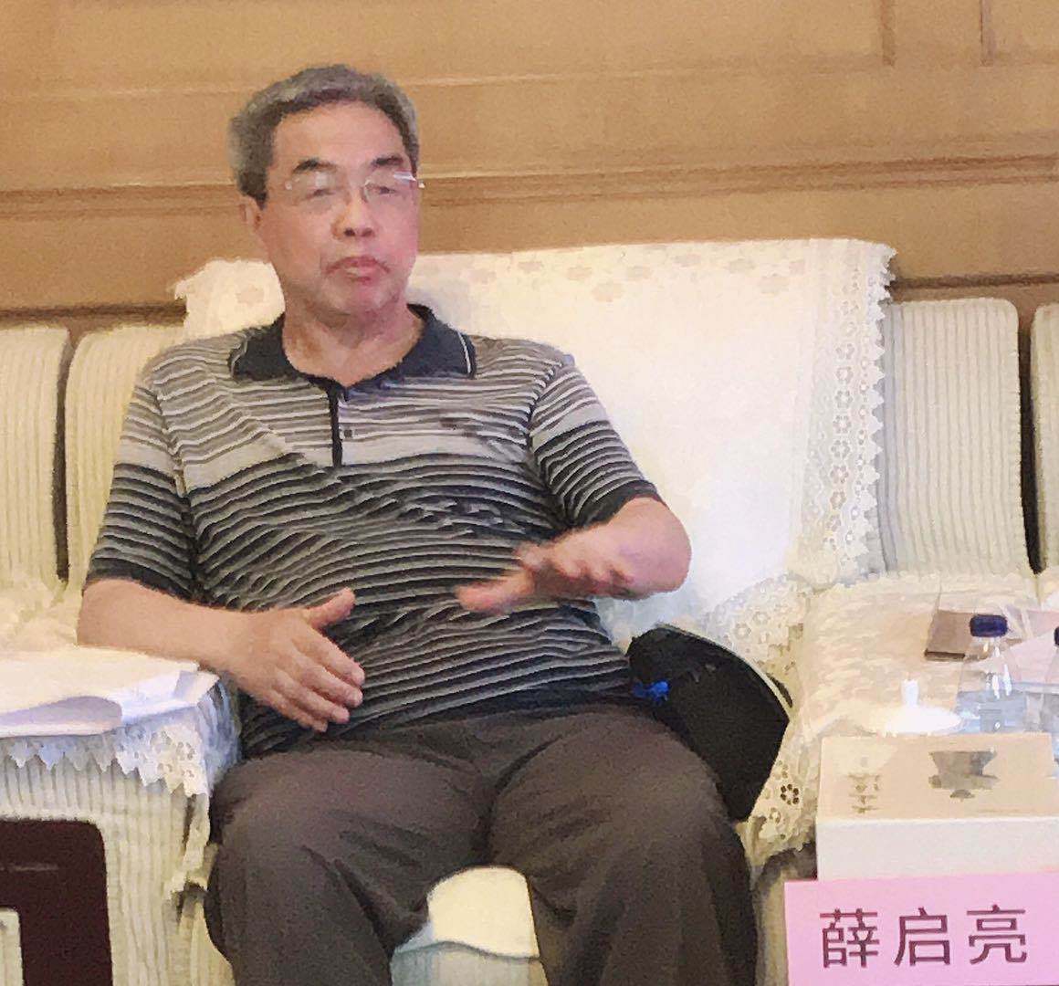 中宣部老干部局书记,中央宣传部办公厅原主任薛启亮讲话