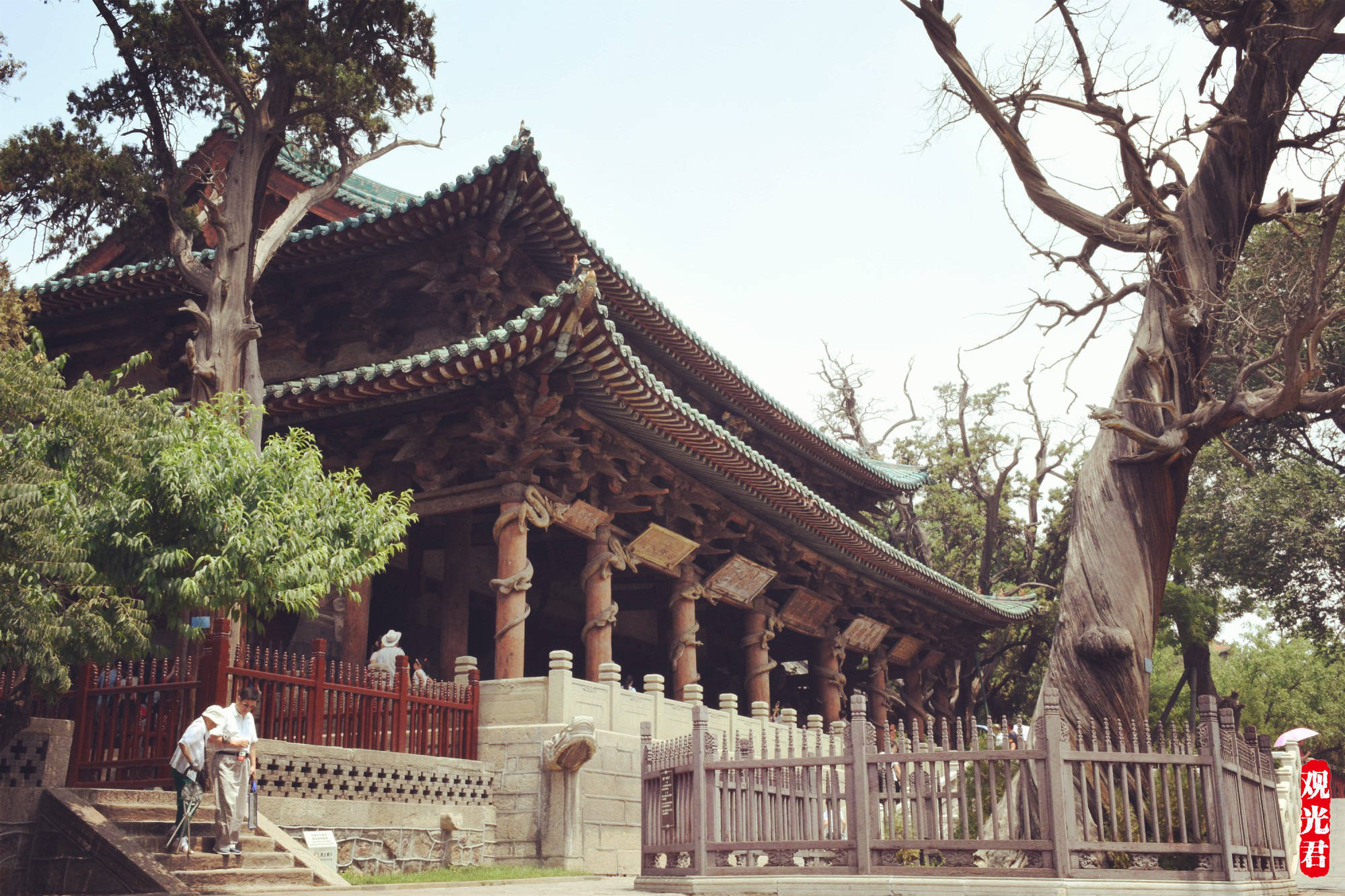 观光君带你去旅行品读李白诗词云旅游山西太原晋祠