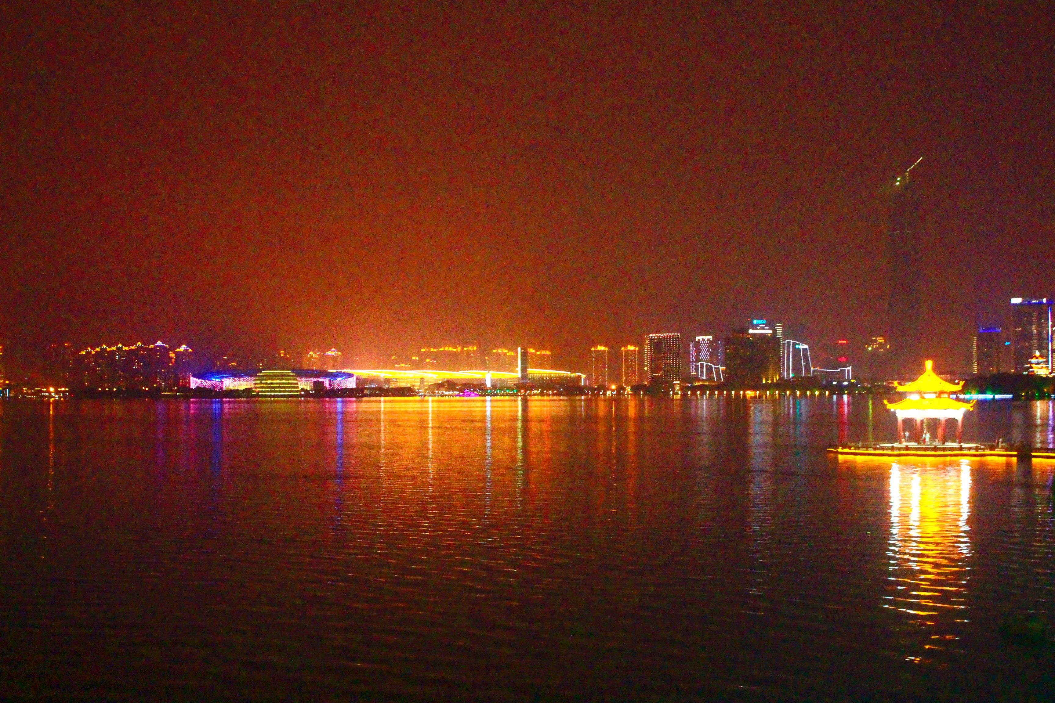 苏州金鸡湖夜景