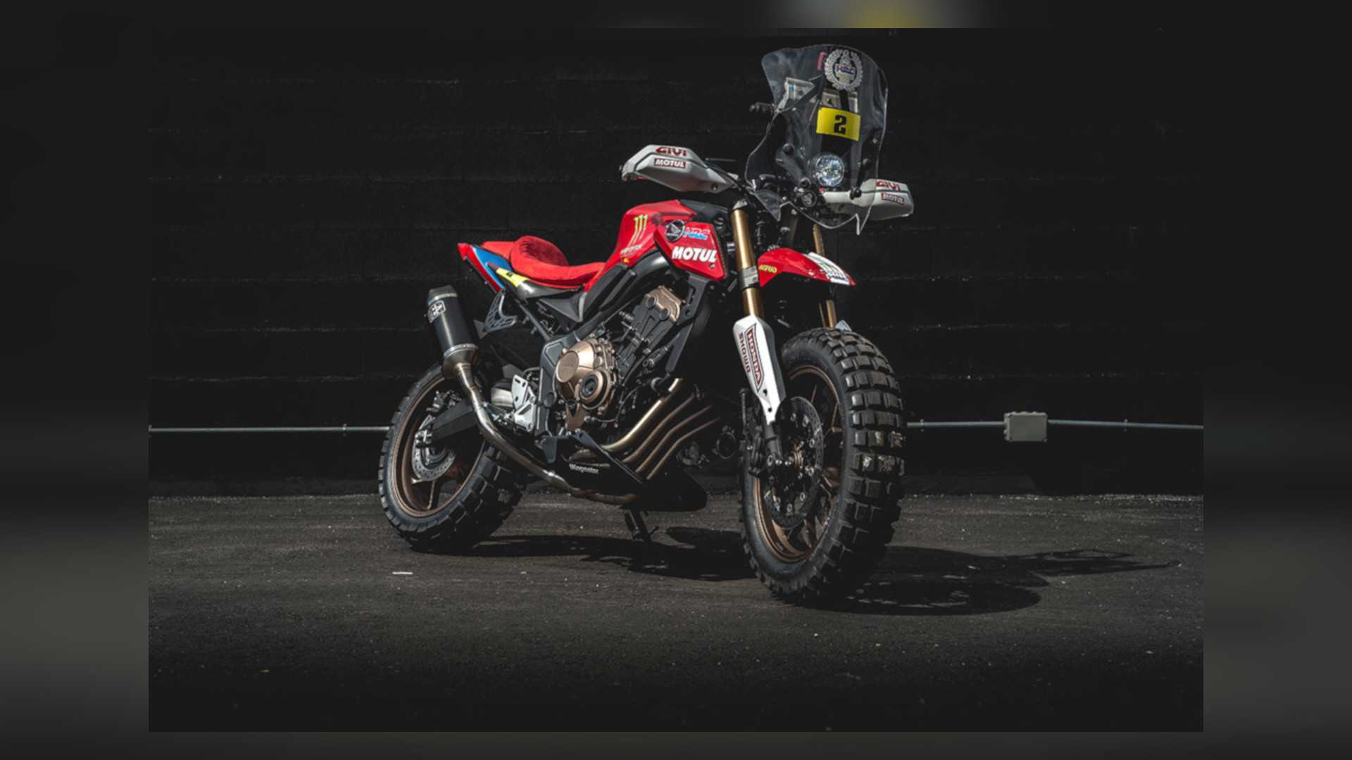 还真敢干!本田cb650r改装大赛作品 将街车改装成拉力