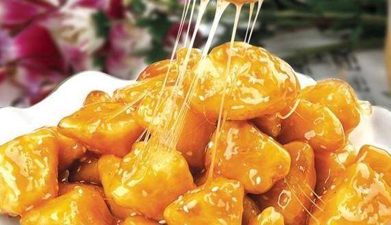 拔丝地瓜,栗子鸡,乌骨鸡煲汤,荠菜豆腐羹的做法