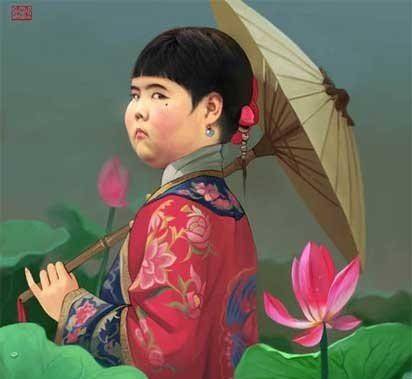 照片中的小胖钱志君也因此成为最早的一批网红,成为网络恶搞第一人.