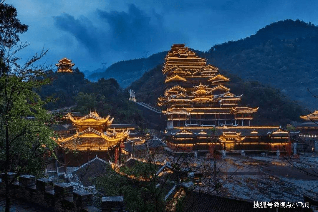 蚩尤九黎城夜景