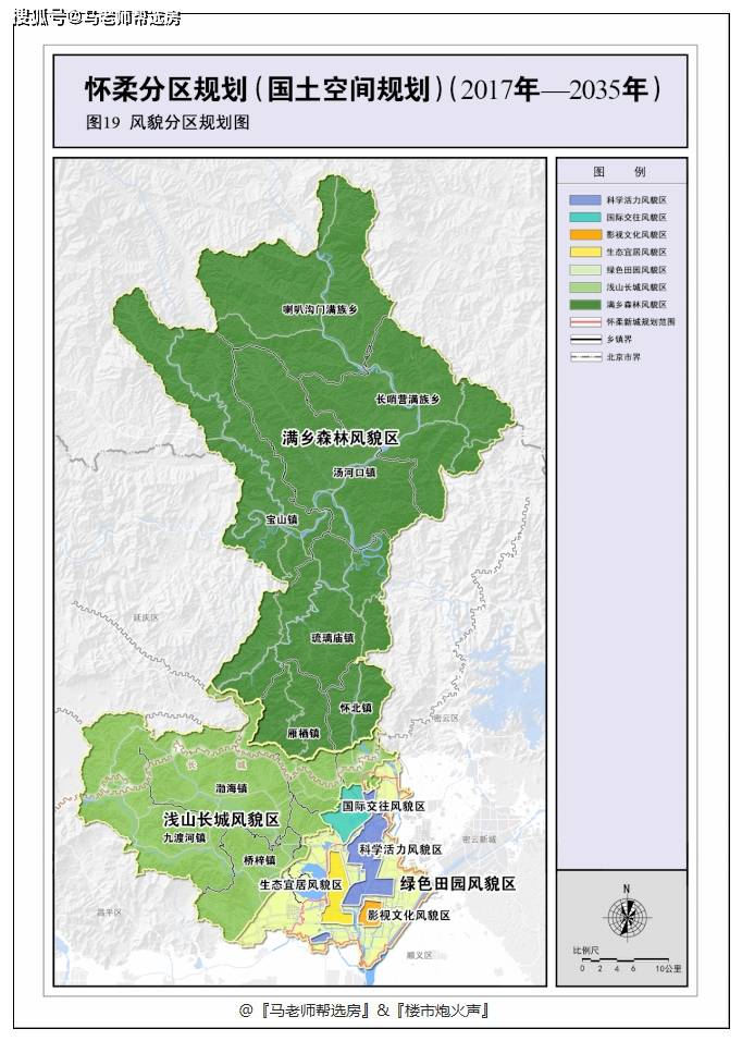 北京置业密码 || 怀柔区分区规划(国土空间规划)(2017-2035)