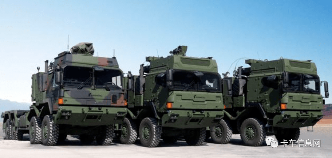 将在2021～2027年期间,为德国陆军提供约4000辆hx型8×8军用卡车,合同