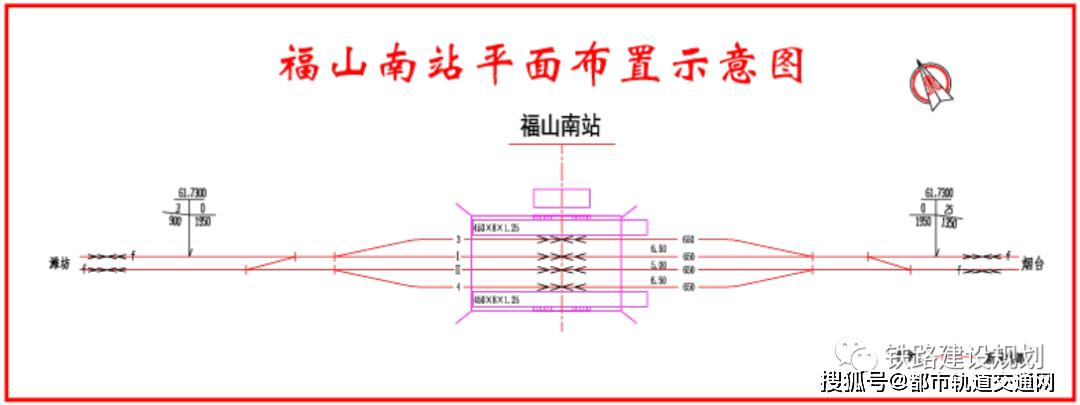 福山南站位置示意图▼