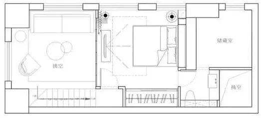 41平的小户型loft,挑高的客厅,做得太大气了