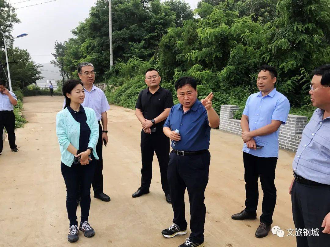 6月29日,钢城区副区长李秀芳带领区文化和旅游局相关人员及艾山街道