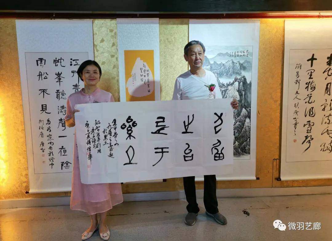 战疫情"三人行"耿广智,张培华,傅伟华书画作品汇报展在郑隆重开幕