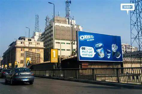 埃及街头的奥利奥冰淇淋广告
