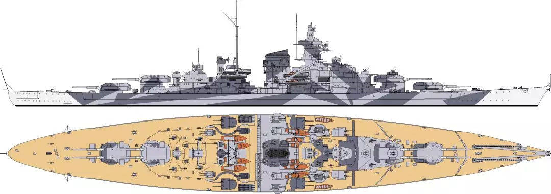 重量只有5万吨的俾斯麦号彻底改变航母进攻方式沿用至今