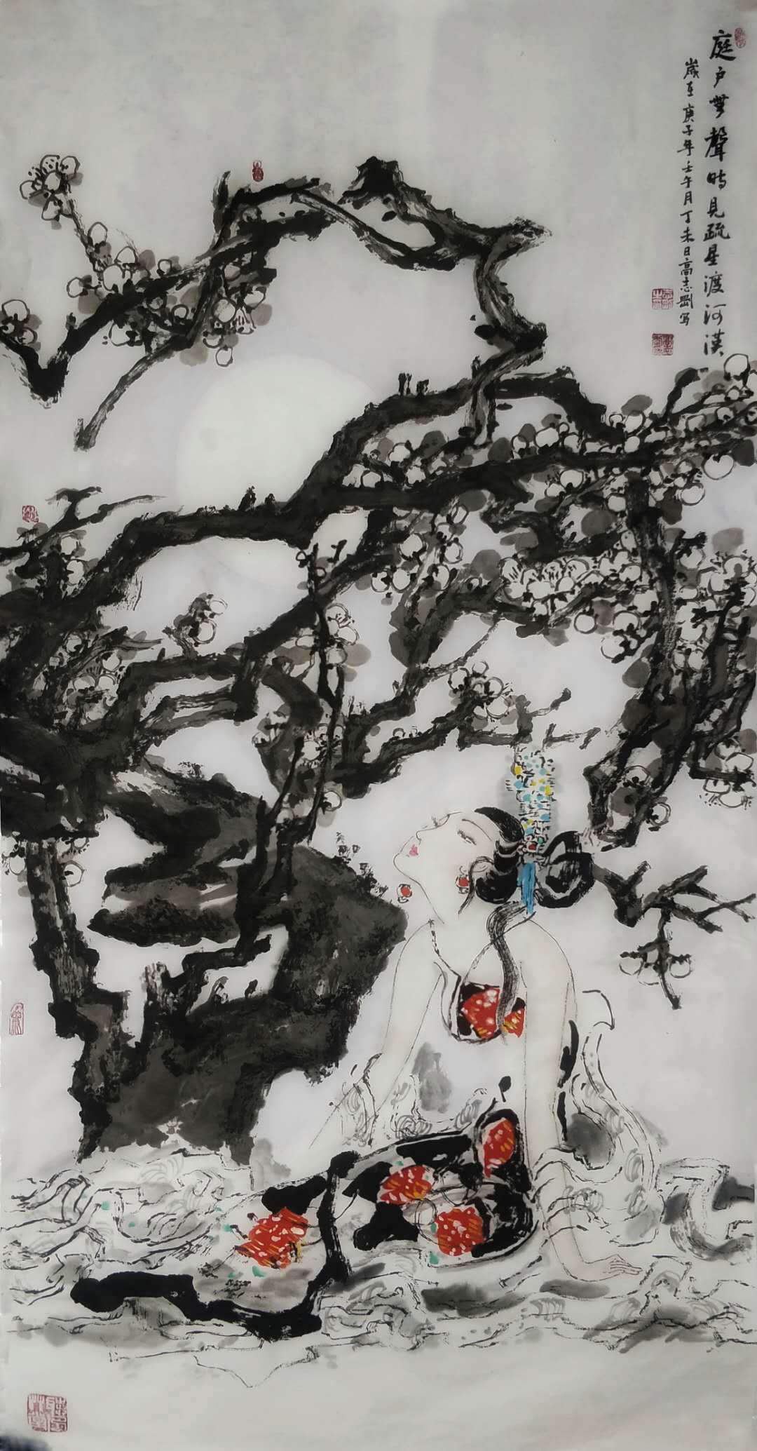 中国画名家—画家高志刚人物画欣赏_作品