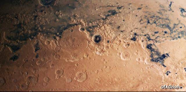 原创欧洲航天局公布火星全球高清照片,原来这才是火星真正的样子!