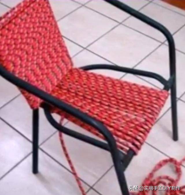 编绳作品50款漂亮的macrame绳编阳台椅子很有创意