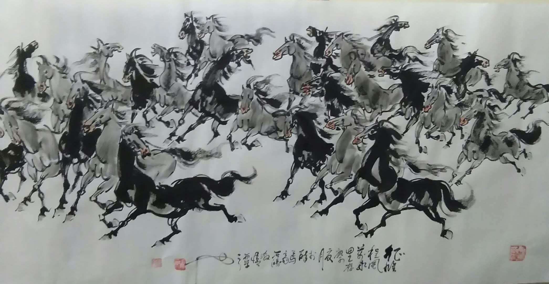 老骥伏枥,志在千里—著名画家石鸿