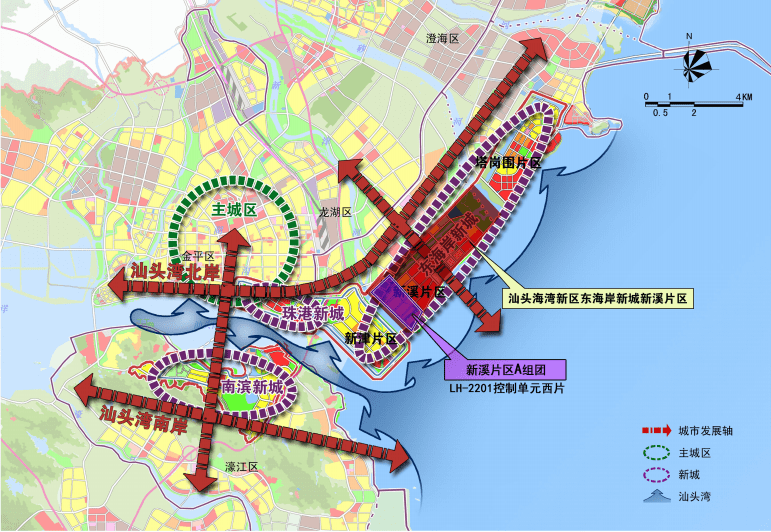 东海岸新城新溪片区控制性详细规划进行局部修编_城市