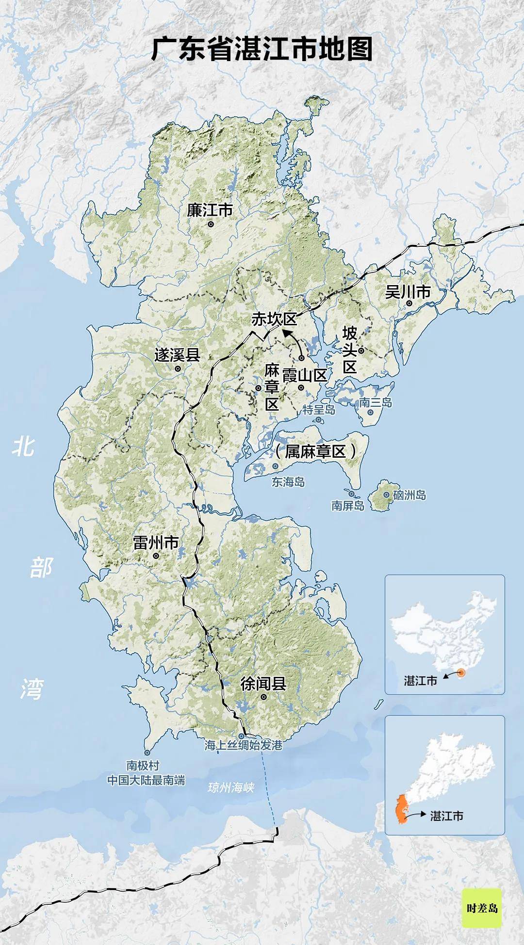 广东湛江地图-图库-五毛网