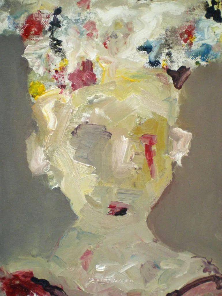 法英画家法比安珍妮雅克特现代派油画作品欣赏