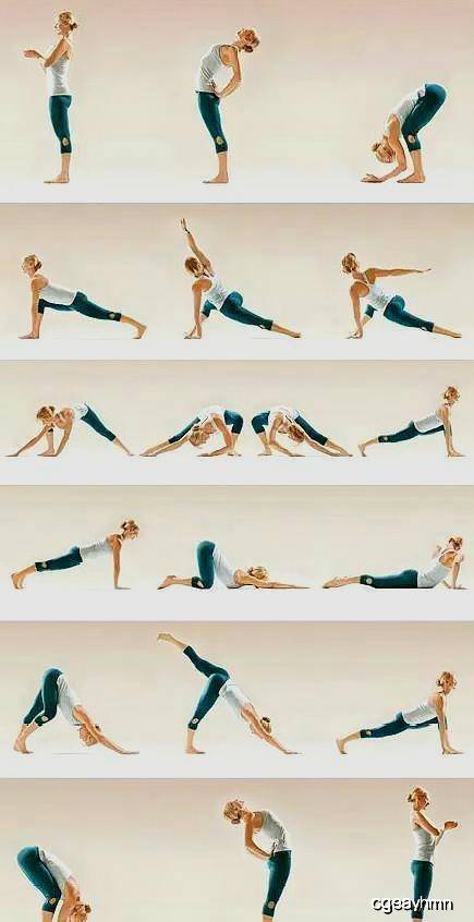原创8套减肥瘦身的瑜伽体式,针对各个部位瘦身,是非常有效的!