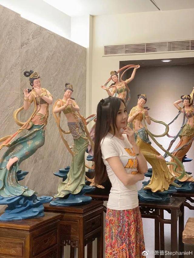 腰肢|萧蔷飞天仙女造型超美！性感妖娆腰肢纤细魔鬼身材