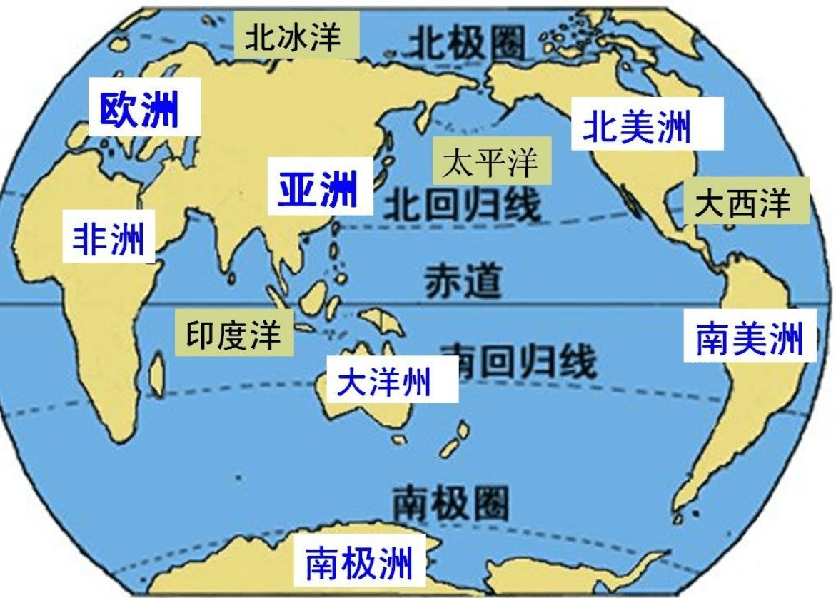 地球是有七大洲,四大洋,而它们的形成可能主要就是因为地球构造板块的