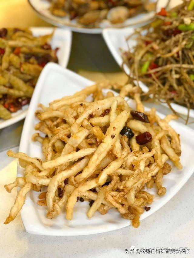 干煸白玉菇