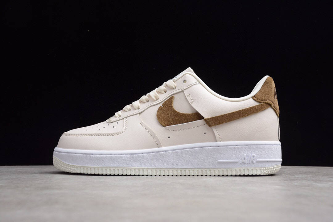 耐克nike air force 1 lx 空军断钩解构鸳鸯后跟运动鞋dc1425-100