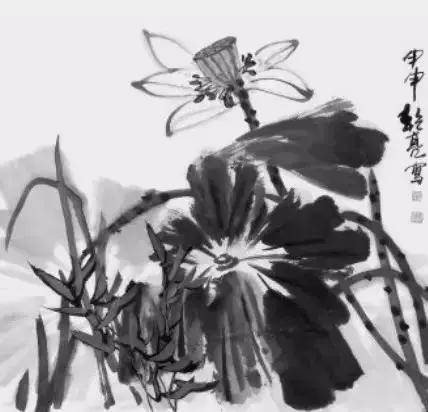 写意残荷画法,简单实用
