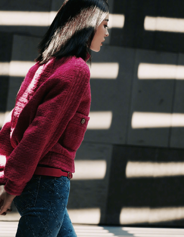 长相|简单服装风很好看,古力娜扎身材好,轻松驾驭成模板