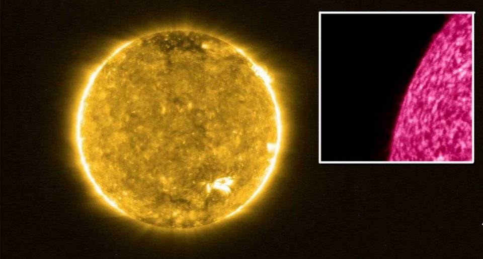 原创人类有史以来,最近距离拍摄的照片显示,太阳表面遍布微小的耀斑