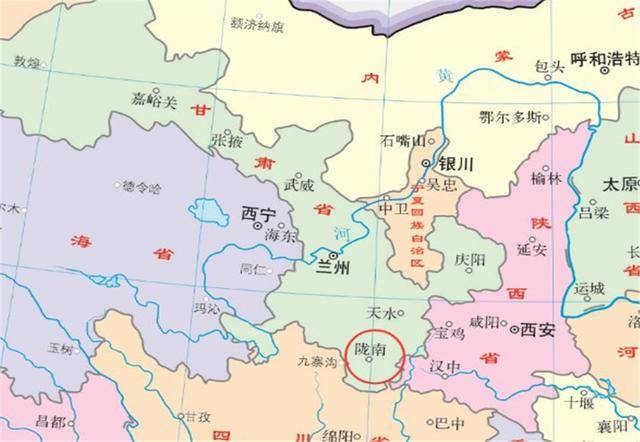 三国历史上,甘肃陇南是现在的哪里?地理位置有多重要