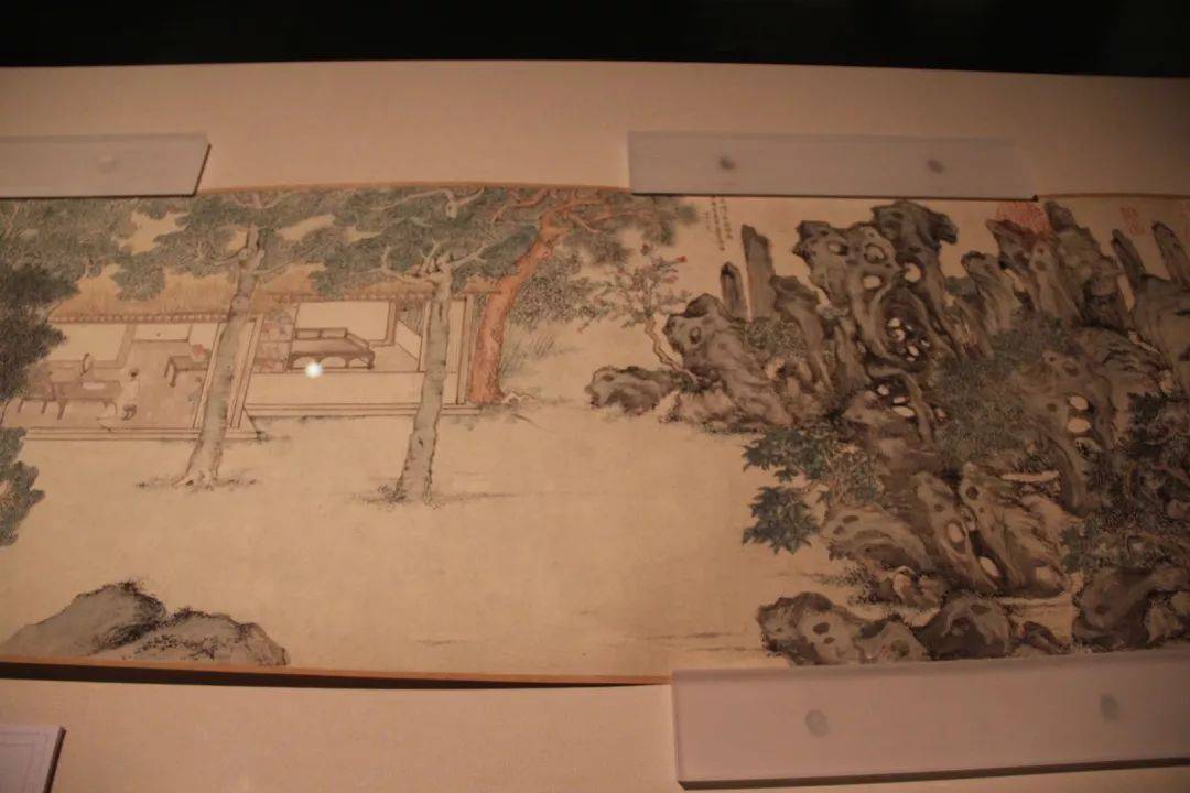 真赏斋图卷 文徵明(1470—1559) 明嘉靖三十六年(1557) 纸本设色 纵